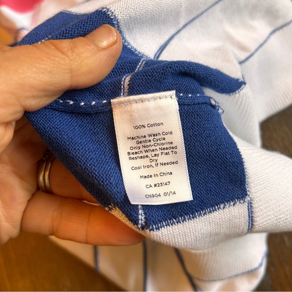 Talbots Striped Spring Sweater size medium - Picture 5 of 5